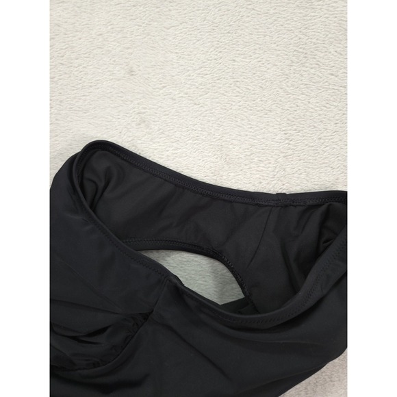 J Crew Ruched Plunge One Piece Swimsuit Medium - Picture 7 of 10